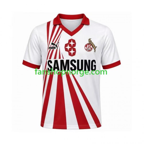 Billige Fotballdrakter FC Köln 1990 1991 Retro Herre Hjemmedrakt Kortermet