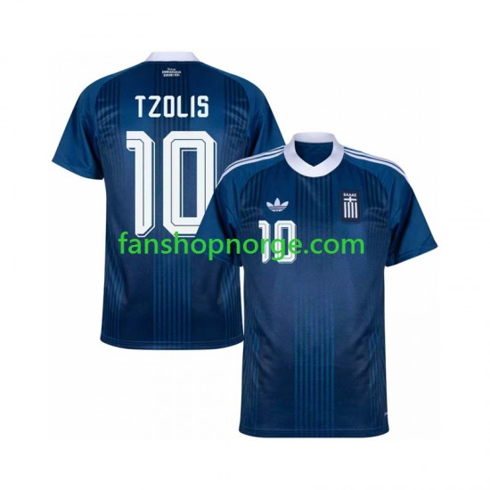 Billige Fotballdrakter Hellas Christos Tzolis 17 Herre Bortedrakt 2026-2027 Kortermet