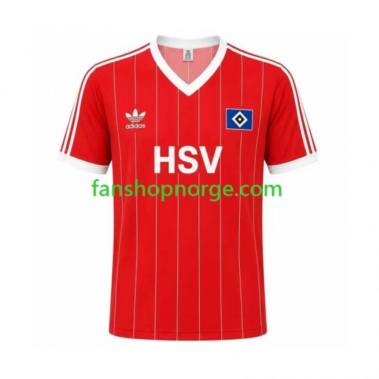 Billige Fotballdrakter Hamburger SV 1983 Retro Herre Bortedrakt Kortermet