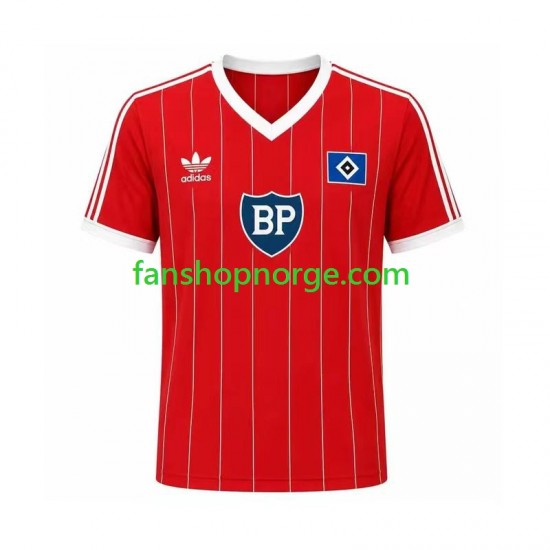 Billige Fotballdrakter Hamburger SV 1984 Retro Herre Bortedrakt Kortermet