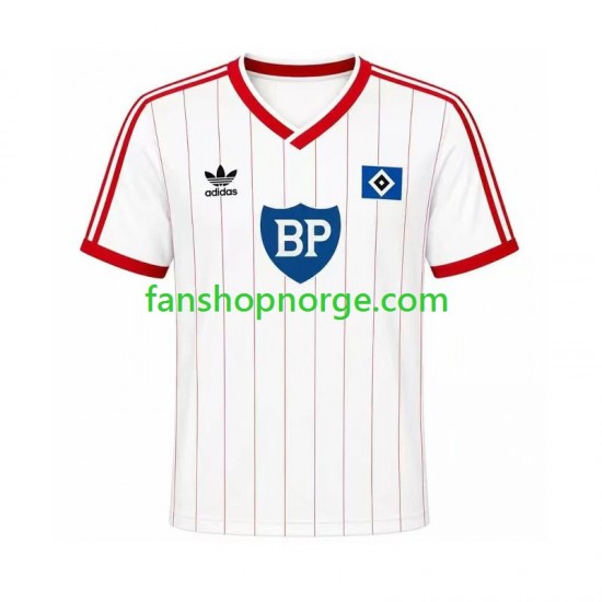Billige Fotballdrakter Hamburger SV 1984 Retro Herre Hjemmedrakt Kortermet