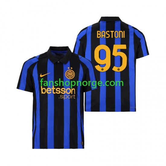 Billige Fotballdrakter Inter Milan Alessandro Bastoni 95 Herre Hjemmedrakt 2026-2027 Kortermet