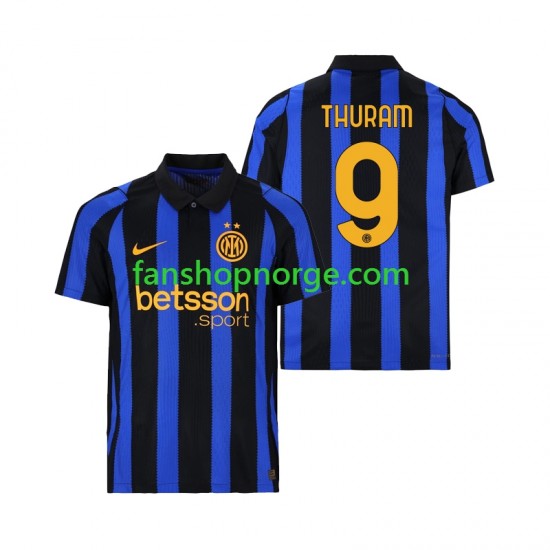 Billige Fotballdrakter Inter Milan Marcus Thuram 9 Herre Hjemmedrakt 2026-2027 Kortermet