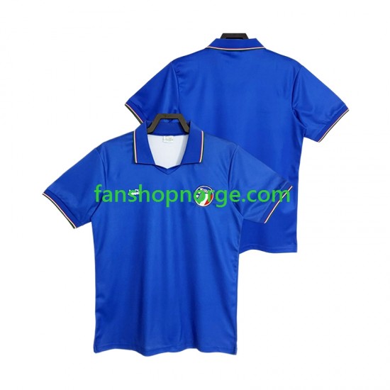 Billige Fotballdrakter Italia 1990 Retro Herre Hjemmedrakt Kortermet