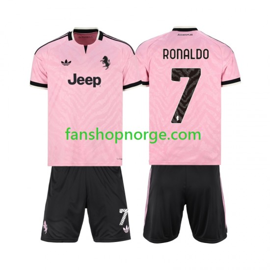 Billige Fotballdrakter Juventus Cristiano Ronaldo 7 Barn Bortedrakt 2026-2027 Kortermet