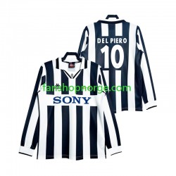 Billige Fotballdrakter Juventus DEL PIERO 10 1997 Retro Herre Hjemmedrakt Langermet