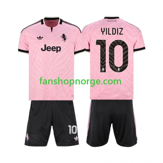 Billige Fotballdrakter Juventus Kenan Yildiz 10 Barn Bortedrakt 2026-2027 Kortermet