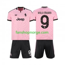 Billige Fotballdrakter Juventus Randal Kolo Muani 9 Barn Bortedrakt 2026-2027 Kortermet