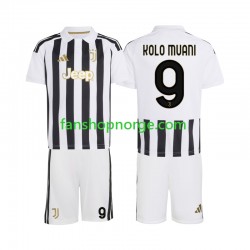 Billige Fotballdrakter Juventus Randal Kolo Muani 9 Barn Hjemmedrakt 2026-2027 Kortermet