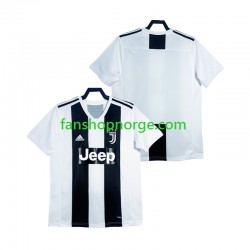 Billige Fotballdrakter Juventus 2018 2019 Retro Herre Hjemmedrakt Kortermet