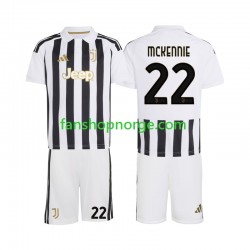 Billige Fotballdrakter Juventus Weston McKennie 22 Barn Hjemmedrakt 2026-2027 Kortermet