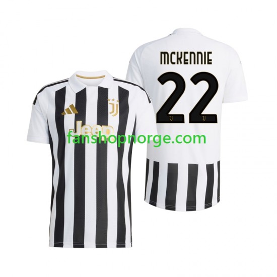Billige Fotballdrakter Juventus Weston McKennie 22 Herre Hjemmedrakt 2026-2027 Kortermet