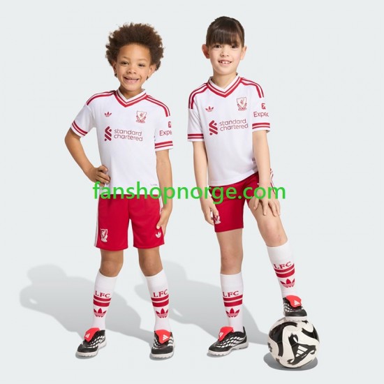 Billige Fotballdrakter Liverpool Barn Bortedrakt 2026-2027 Kortermet