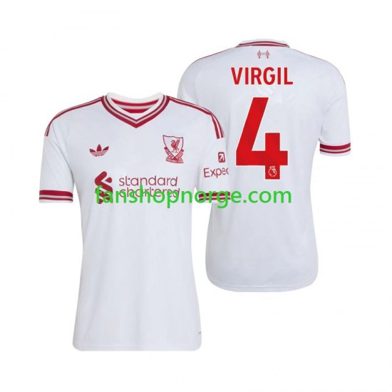 Billige Fotballdrakter Liverpool Virgil van Dijk 4 Herre Bortedrakt 2026-2027 Kortermet