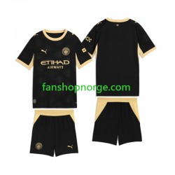 Billige Fotballdrakter Manchester City Barn Bortedrakt 2026-2027 Kortermet