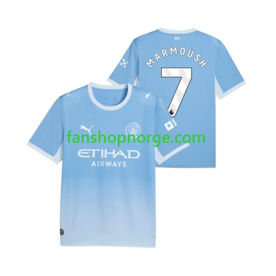 Billige Fotballdrakter Manchester City Omar Marmoush 7 Herre Hjemmedrakt 2026-2027 Kortermet