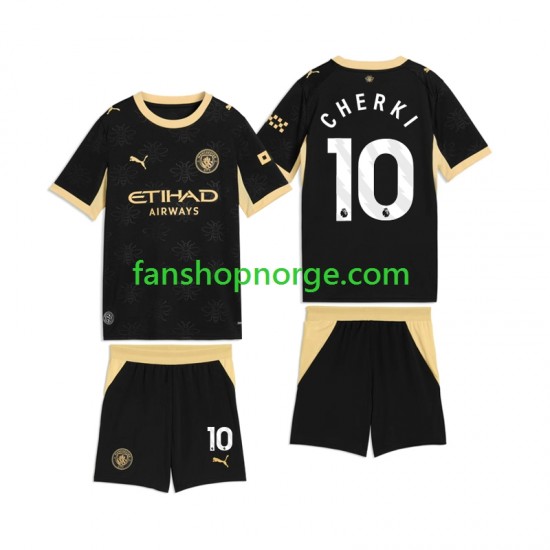 Billige Fotballdrakter Manchester City Rayan Cherki 10 Barn Bortedrakt 2026-2027 Kortermet