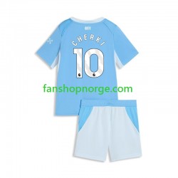 Billige Fotballdrakter Manchester City Rayan Cherki 10 Barn Hjemmedrakt 2026-2027 Kortermet
