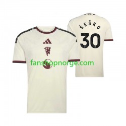 Billige Fotballdrakter Manchester United Benjamin Sesko 30 Herre Tredjedrakt 2026-2027 Kortermet