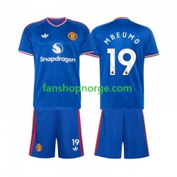 Billige Fotballdrakter Manchester United Bryan Mbeumo 19 Barn Bortedrakt 2026-2027 Kortermet