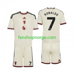 Billige Fotballdrakter Manchester United Cristiano Ronaldo 7 Barn Tredjedrakt 2026-2027 Kortermet