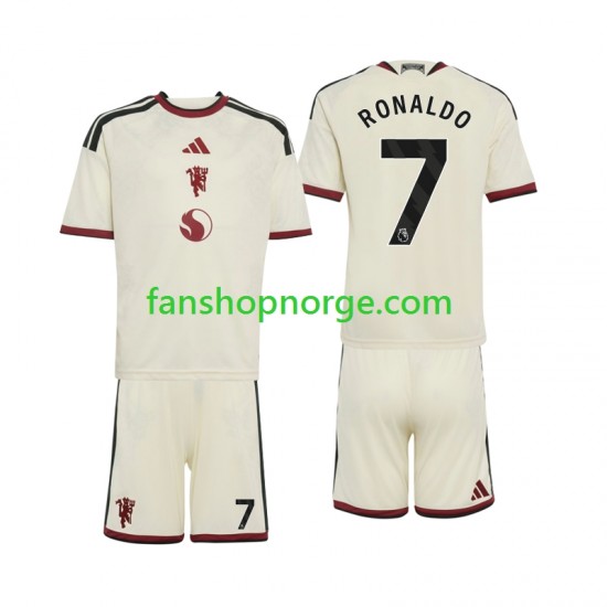 Billige Fotballdrakter Manchester United Cristiano Ronaldo 7 Barn Tredjedrakt 2026-2027 Kortermet