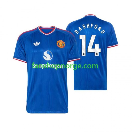 Billige Fotballdrakter Manchester United Marcus Rashford 14 Herre Bortedrakt 2026-2027 Kortermet