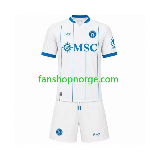 Billige Fotballdrakter Napoli Barn Bortedrakt 2026-2027 Kortermet