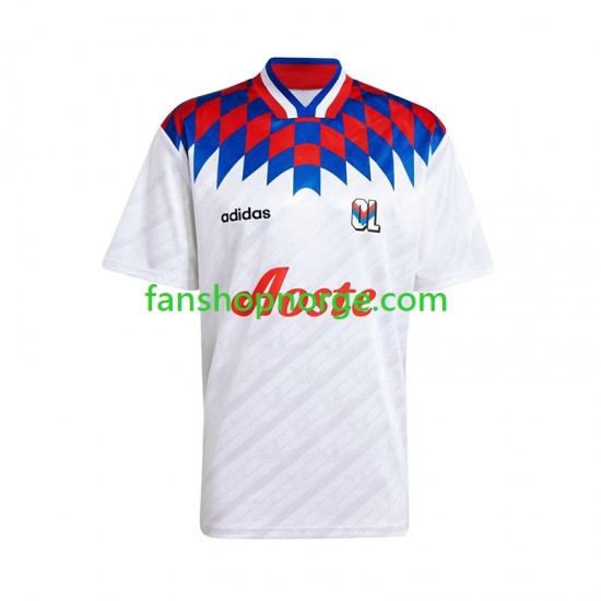 Billige Fotballdrakter Olympique Lyon 1995 1996 Retro Herre Hjemmedrakt Kortermet
