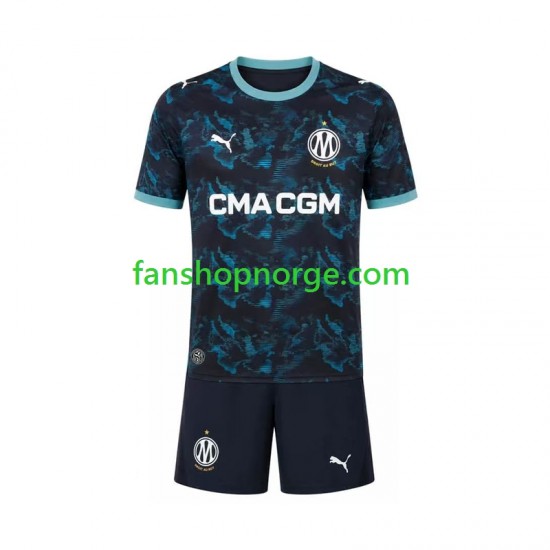 Billige Fotballdrakter Olympique Marseille Barn Bortedrakt 2026-2027 Kortermet