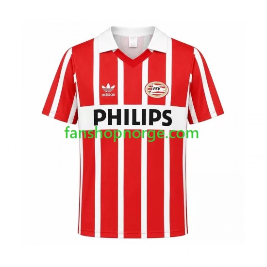 Billige Fotballdrakter PSV Eindhoven 1990 Retro Herre Hjemmedrakt Kortermet