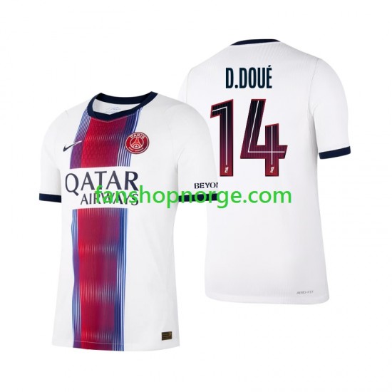 Billige Fotballdrakter Paris Saint-Germain Desire Doue 14 Herre Bortedrakt 2026-2027 Kortermet