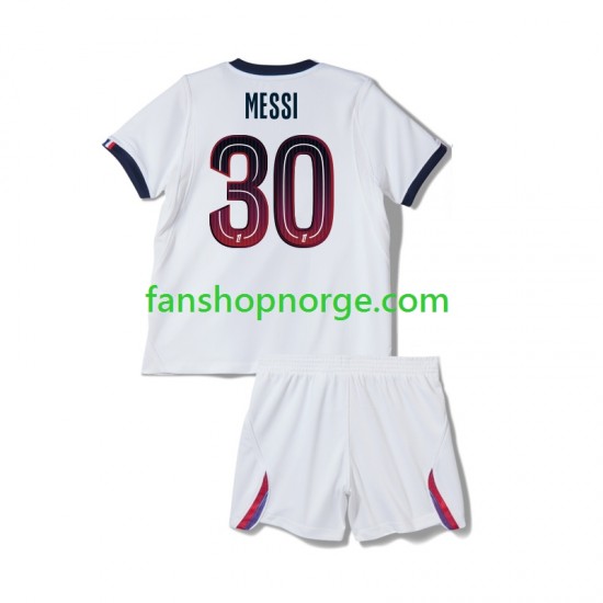 Billige Fotballdrakter Paris Saint-Germain Lionel Messi 30 Barn Bortedrakt 2026-2027 Kortermet