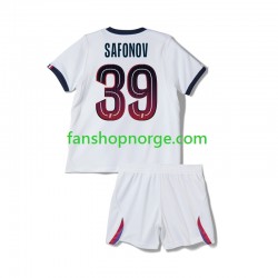 Billige Fotballdrakter Paris Saint-Germain Matvey Safonov 39 Barn Bortedrakt 2026-2027 Kortermet