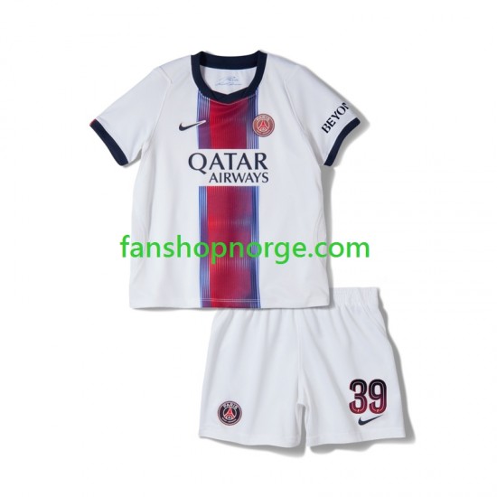 Billige Fotballdrakter Paris Saint-Germain Matvey Safonov 39 Barn Bortedrakt 2026-2027 Kortermet
