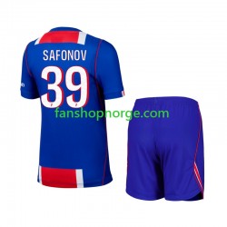 Billige Fotballdrakter Paris Saint-Germain Matvey Safonov 39 Barn Hjemmedrakt 2026-2027 Kortermet