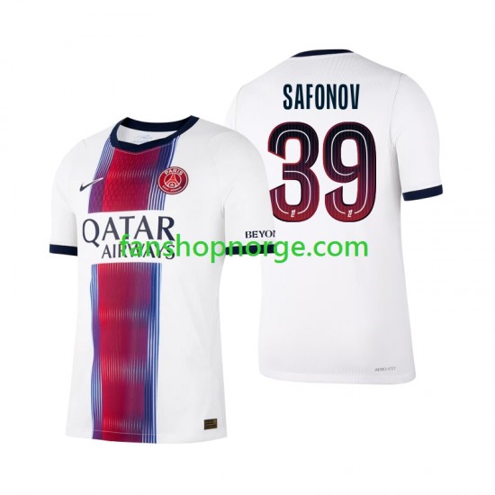 Billige Fotballdrakter Paris Saint-Germain Matvey Safonov 39 Herre Bortedrakt 2026-2027 Kortermet