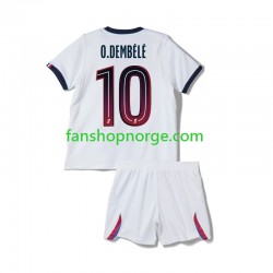 Billige Fotballdrakter Paris Saint-Germain Ousmane Dembele 10 Barn Bortedrakt 2026-2027 Kortermet