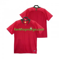 Billige Fotballdrakter Portugal 2018 Retro Herre Hjemmedrakt Kortermet