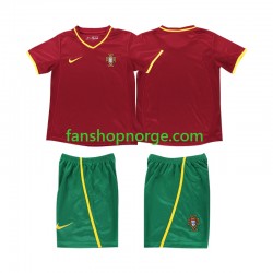 Billige Fotballdrakter Portugal Retro Barn Hjemmedrakt 2002 Kortermet