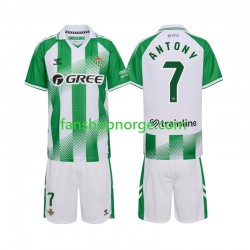 Billige Fotballdrakter Real Betis Anthoy 7 Barn Hjemmedrakt 2026-2027 Kortermet