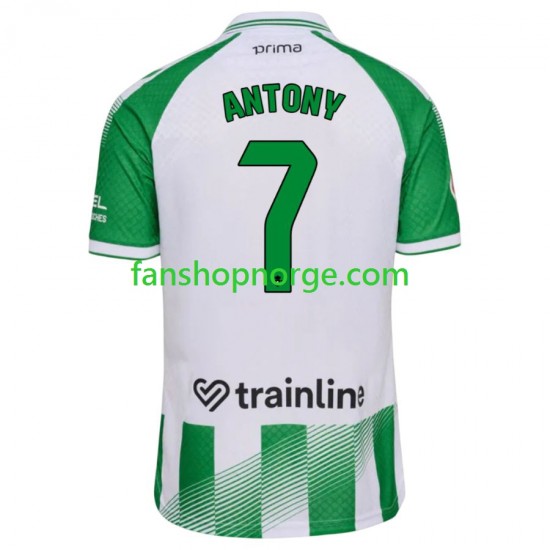 Billige Fotballdrakter Real Betis Antony 7 Herre Hjemmedrakt 2026-2027 Kortermet