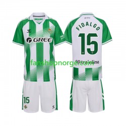 Billige Fotballdrakter Real Betis Fidalgo 15 Barn Hjemmedrakt 2026-2027 Kortermet