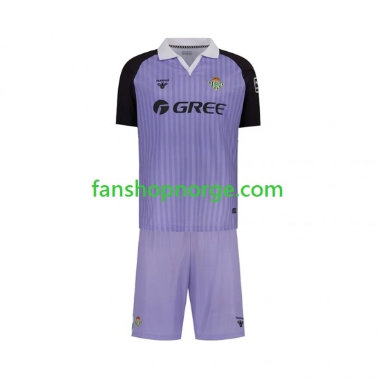 Billige Fotballdrakter Real Betis Keeper Retro Barn Hjemmedrakt 2025-2026 Kortermet