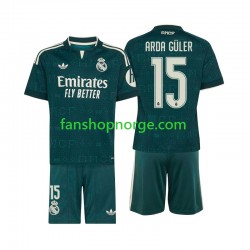 Billige Fotballdrakter Real Madrid Arda Guler 15 Barn Bortedrakt 2026-2027 Kortermet