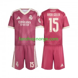 Billige Fotballdrakter Real Madrid Arda Guler 15 Barn Tredjedrakt 2026-2027 Kortermet