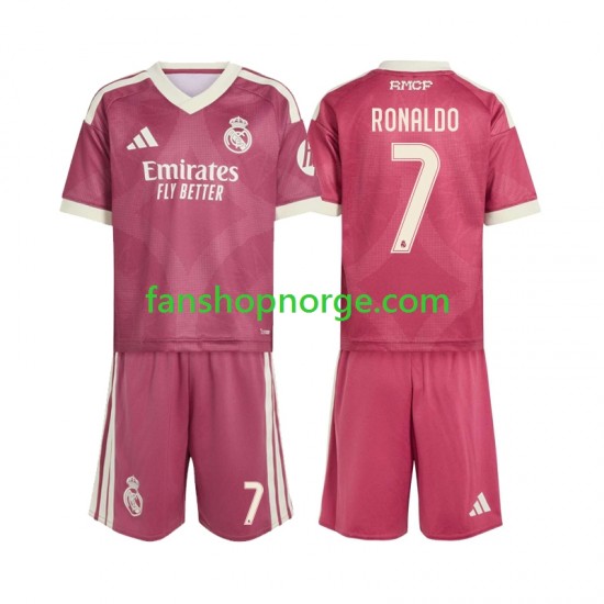 Billige Fotballdrakter Real Madrid Cristiano Ronaldo 7 Barn Tredjedrakt 2026-2027 Kortermet