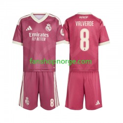 Billige Fotballdrakter Real Madrid Federico Valverde 8 Barn Tredjedrakt 2026-2027 Kortermet