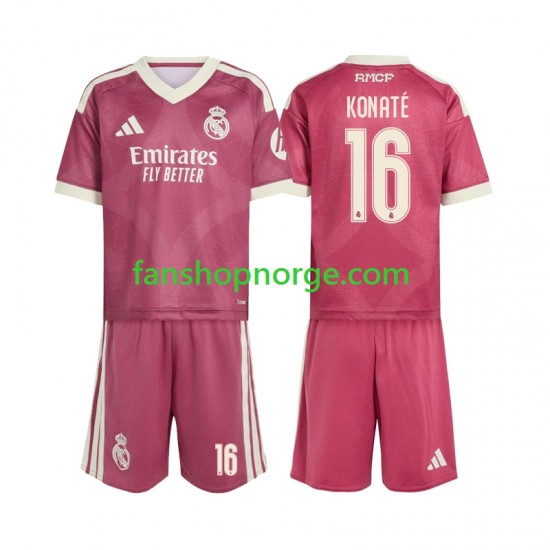 Billige Fotballdrakter Real Madrid Ibrahima Konate 16 Barn Tredjedrakt 2026-2027 Kortermet