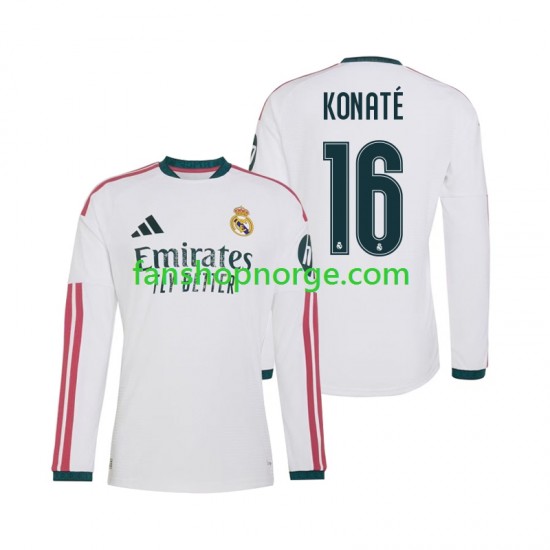 Billige Fotballdrakter Real Madrid Ibrahima Konate 16 Herre Hjemmedrakt 2026-2027 Langermet